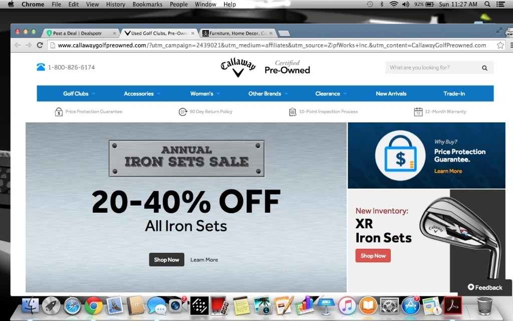 Callaway coupon code