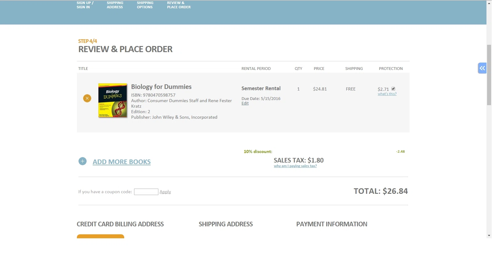 Campus book rentals coupon code
