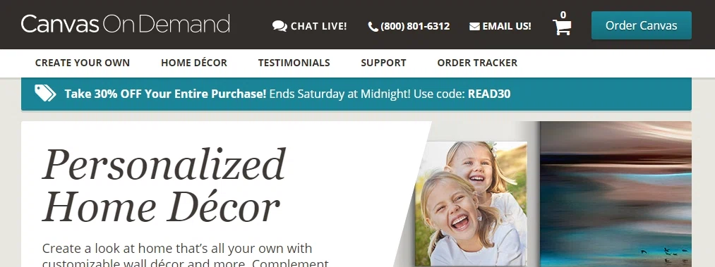 Canvas on demand coupon code