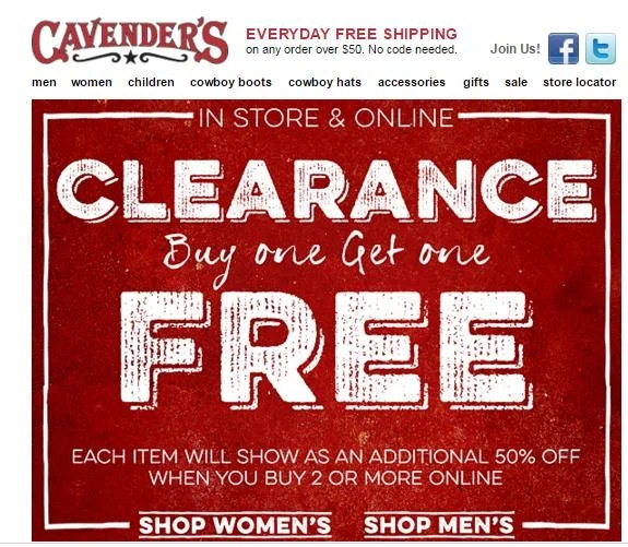 Cavenders coupon code Current Cavender's Boot City Coupons This page contains a list of all current Cavender's Boot City coupon codes that have recently been submitted, tweeted, or voted working by .