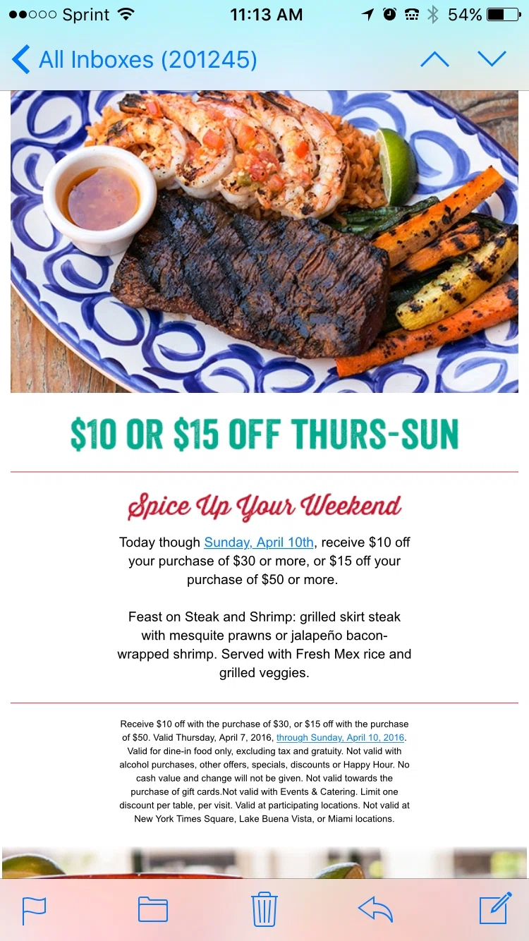 Chevys coupons