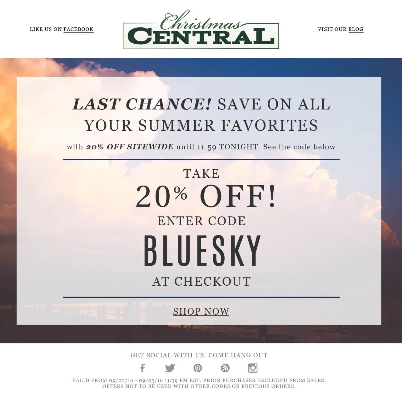 Christmas central coupon code