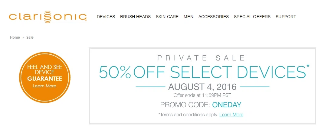 Clarisonic coupon code