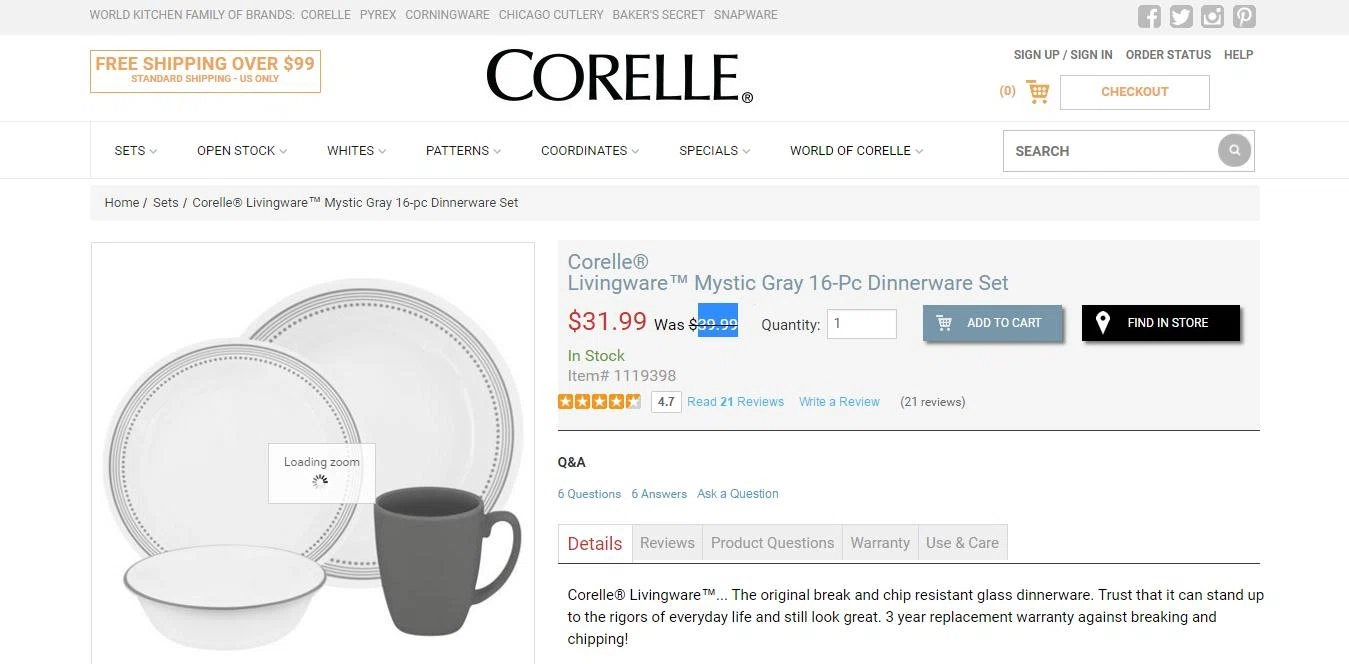 Corelle coupon code