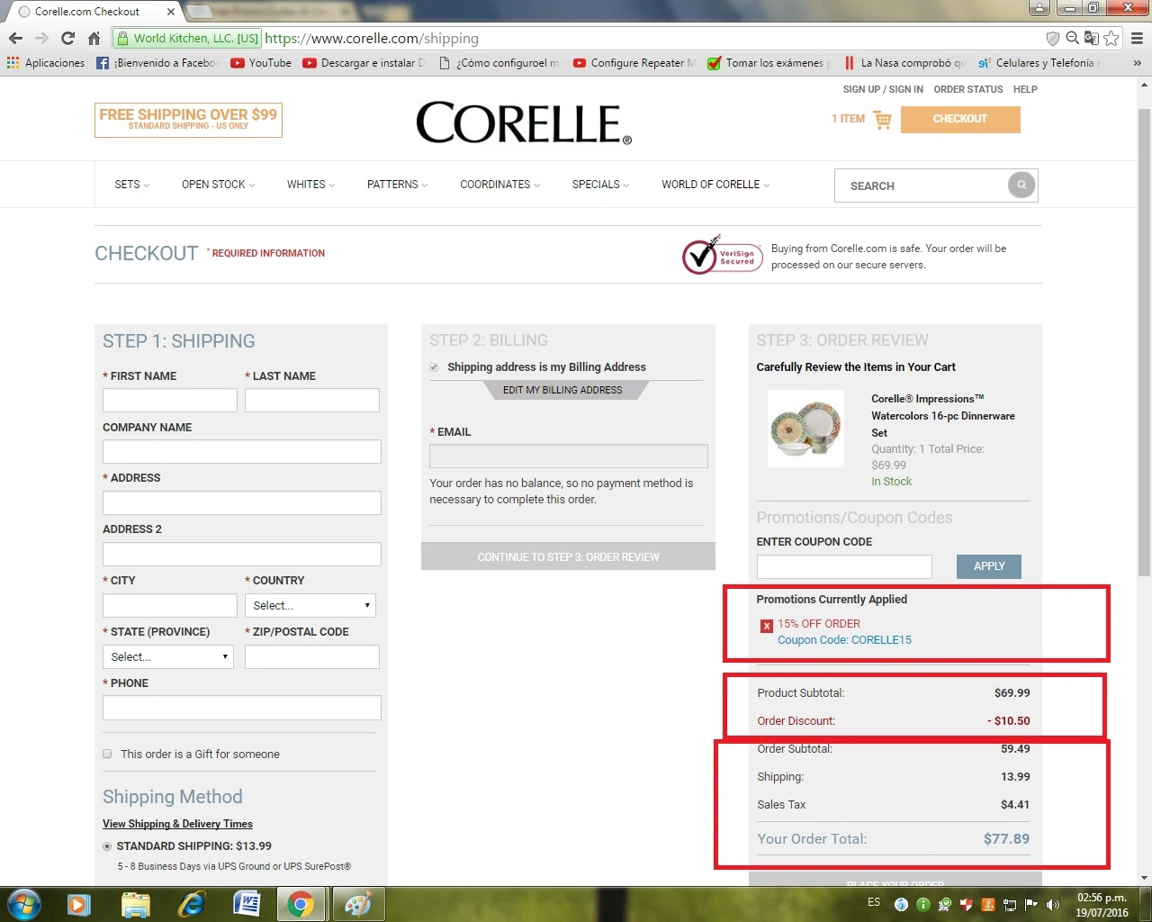 Corelle coupon codes