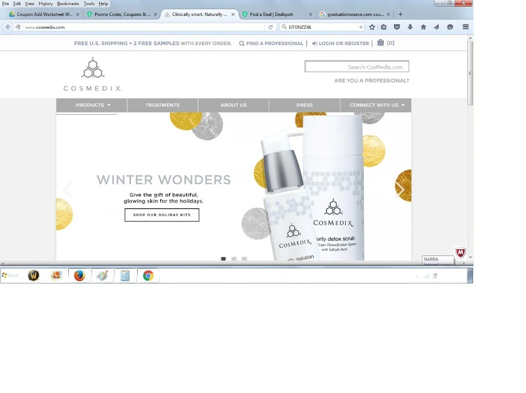 Cosmedix promo code For CosMedix we currently have 0 coupons and 7 deals. Our users can save with our coupons on average about $ Todays best offer is 20% Off Holiday Skincare Bundles.