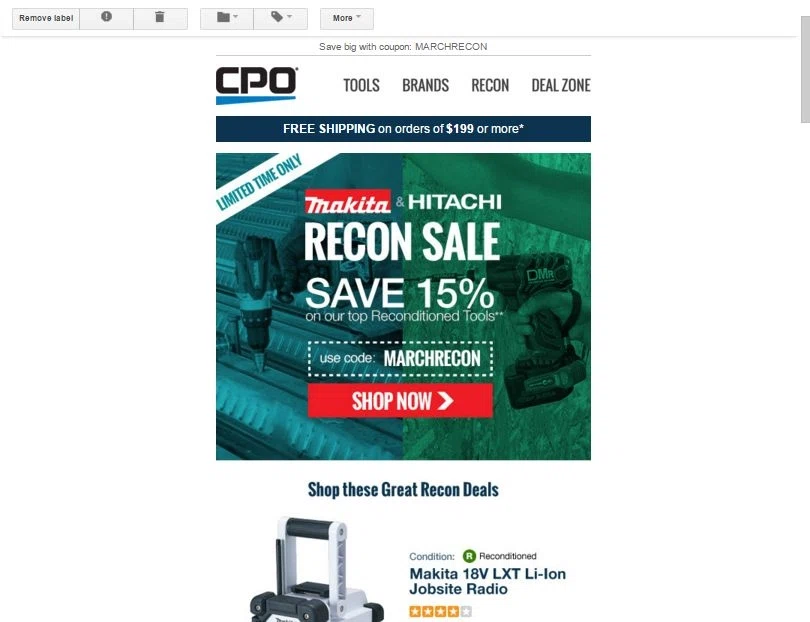 Cpo outlets coupon code