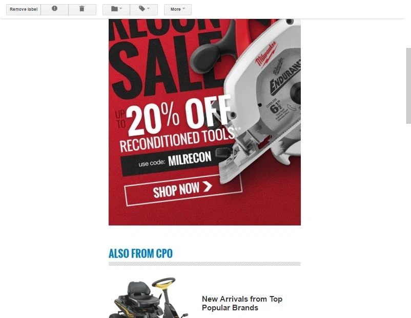 Cpo outlets coupon code