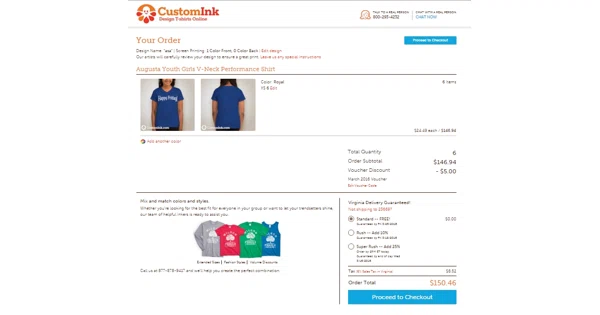 Off Your Order at CustomInk | Dealspotr