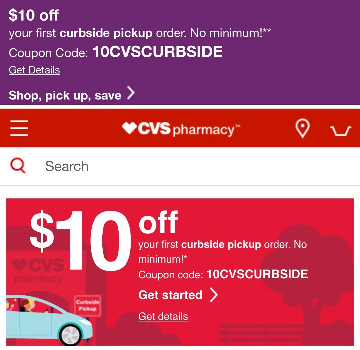 Drugstore coupon 10 off 80