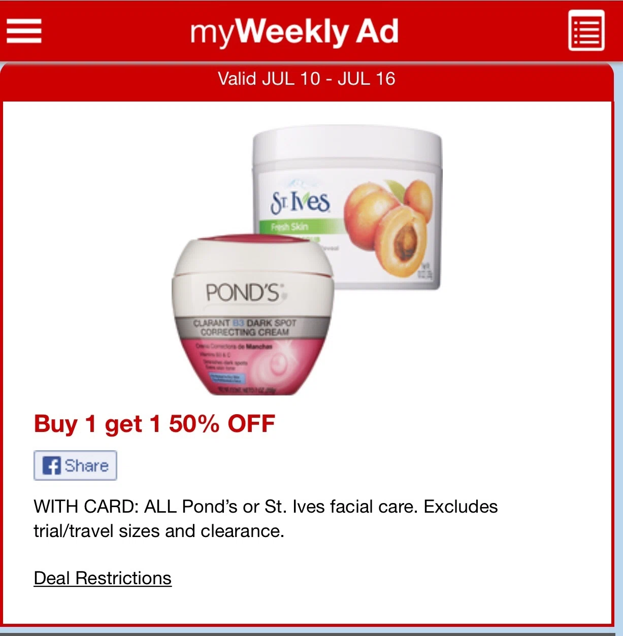 Coupons for st ives face wash