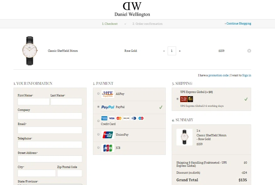 Daniel wellington coupon code 2018