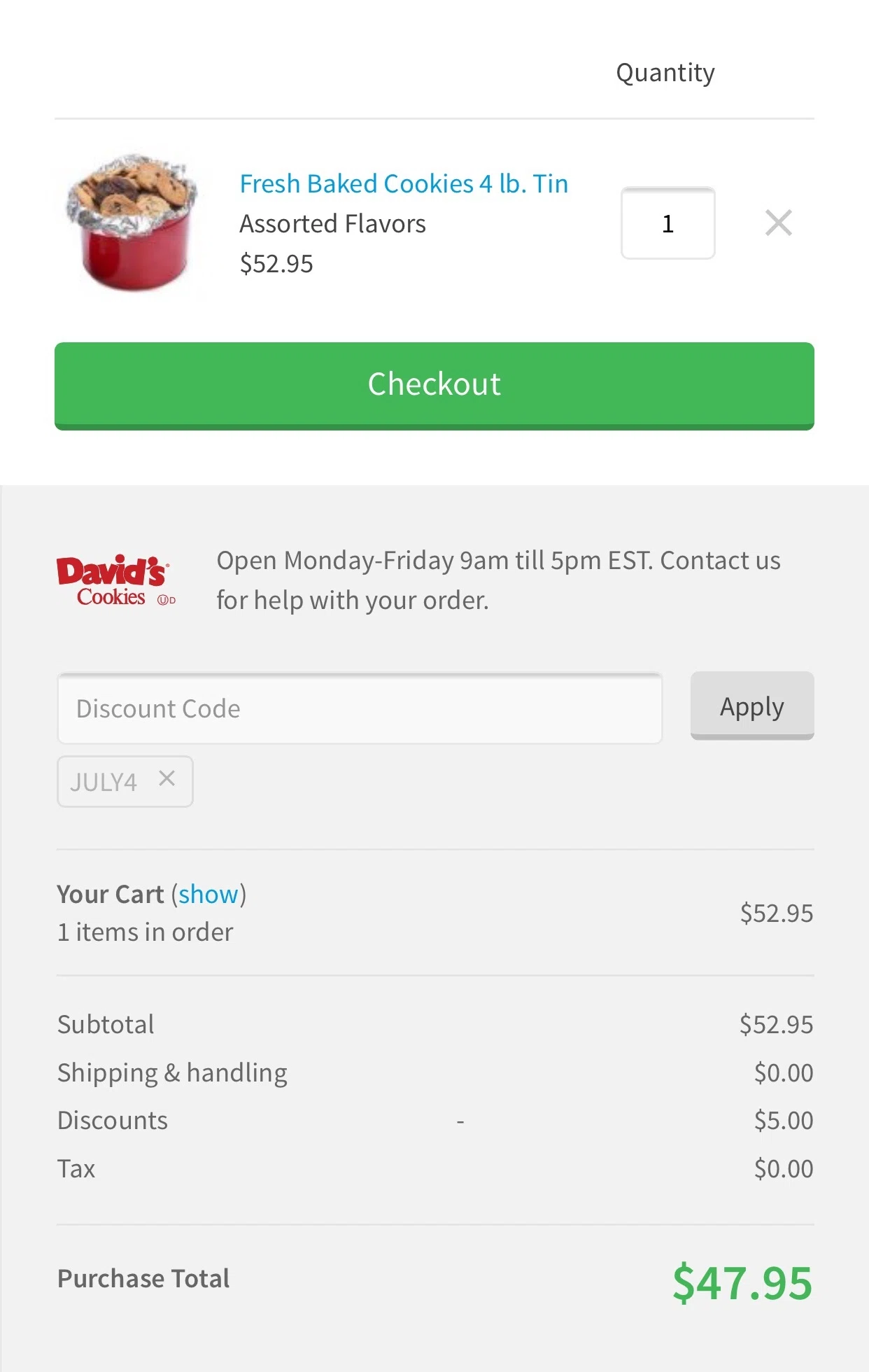 Davids cookies coupons codes