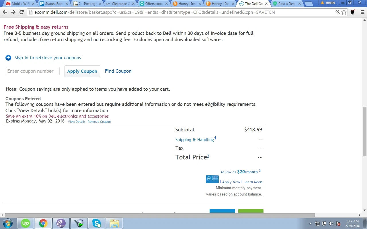 Dell accessories coupon code