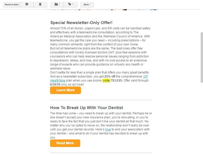 Dentalplans.com coupon code