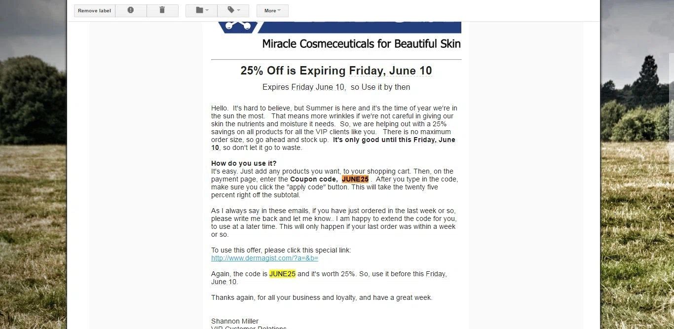 Dermagist discount coupons