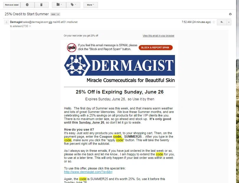 Dermagist discount coupons