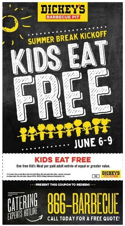 Kids eat free coupons