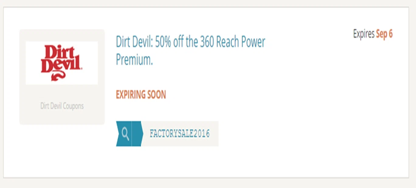 Devil deals coupons