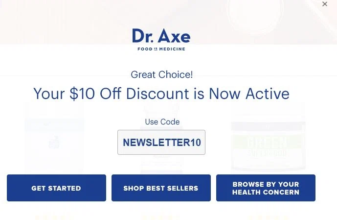 Dr axe coupon code
