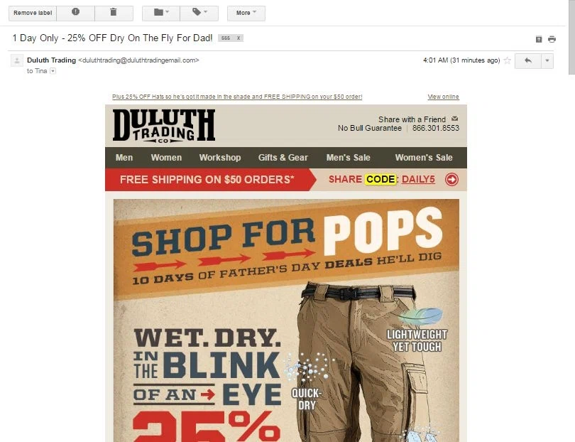 Duluthtrading com coupon code