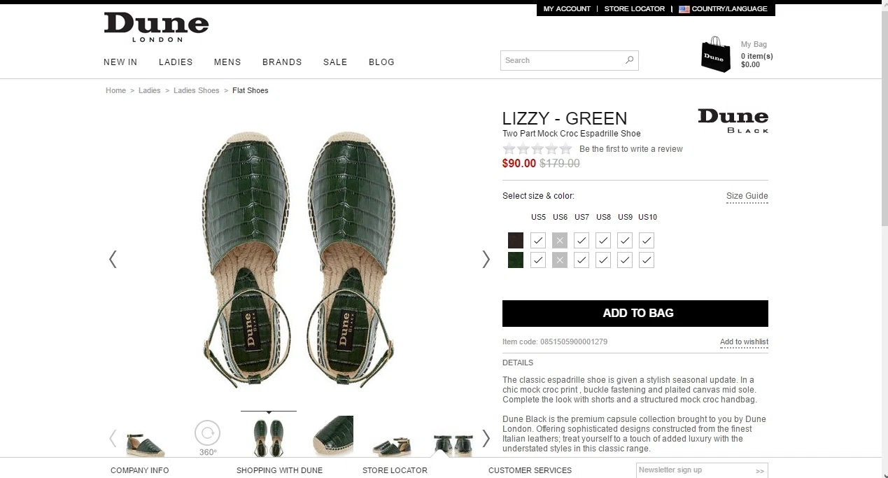 Dune london promo code Based in London, the fashion capital of the world, The Dune Group has over 20 years of experience in the footwear industry and has grown through a passion and dedication to excellence in product development and in-house design, and a commitment to providing outstanding customer service.