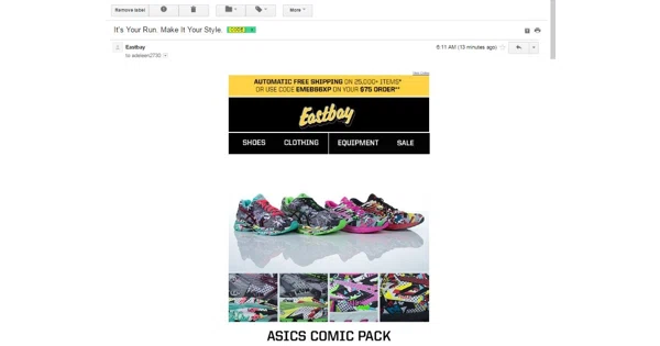 Free Shipping on All Orders Over $75 on LRG at Eastbay | Dealspotr