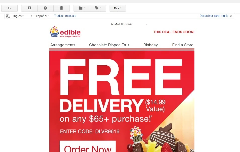 Edible arrangements coupon code free shipping 2018