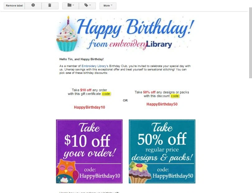 Embroidery boutique coupon code