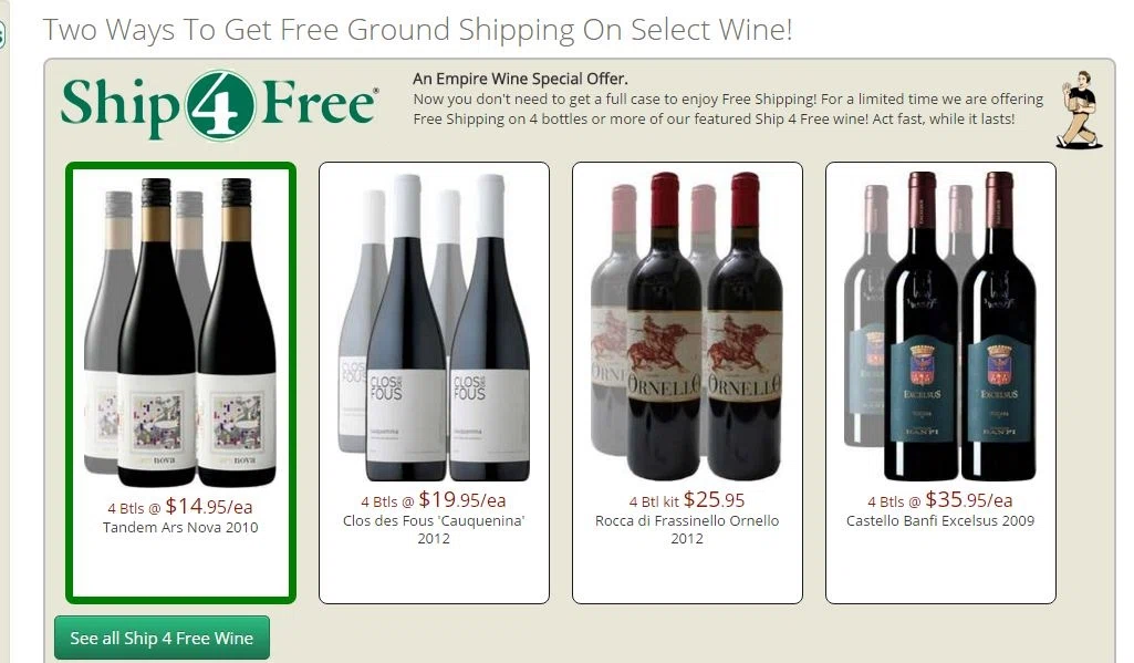 Empire wine coupon code
