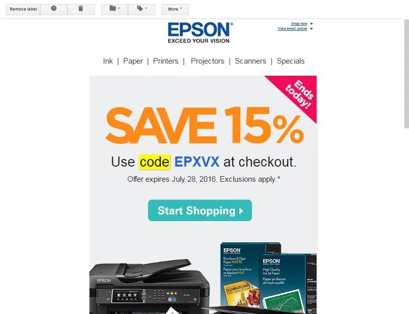 Epson keep lower price coupon code : On-line discount coupons british isles photo relating to Epson Ink Coupon Printable identified as Epson retail store price cut coupon code : On line coupon codes british isles