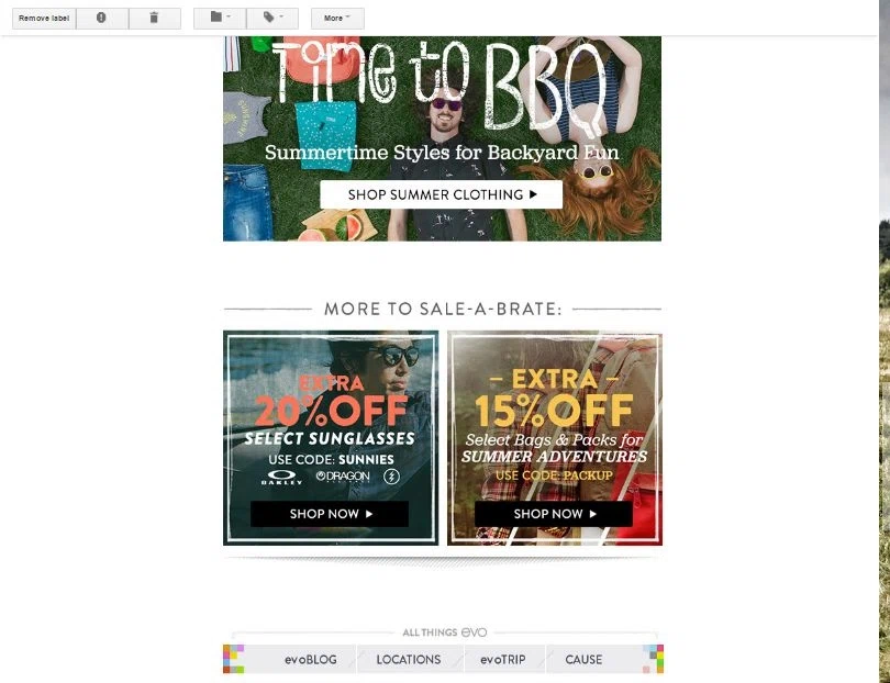 Evo com coupon code