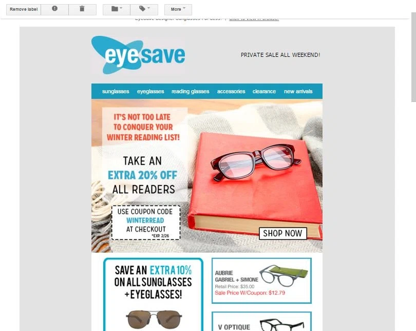 Eyesave coupon code