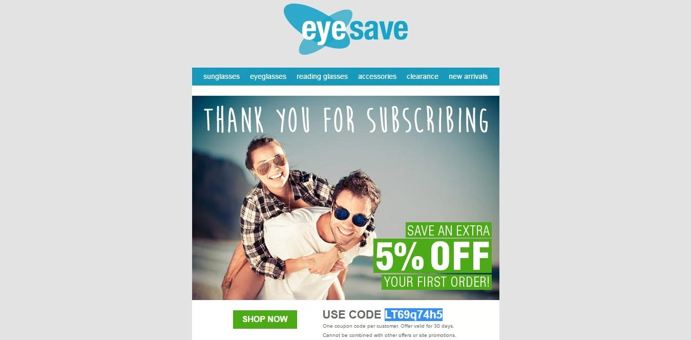 Eyesave coupon code