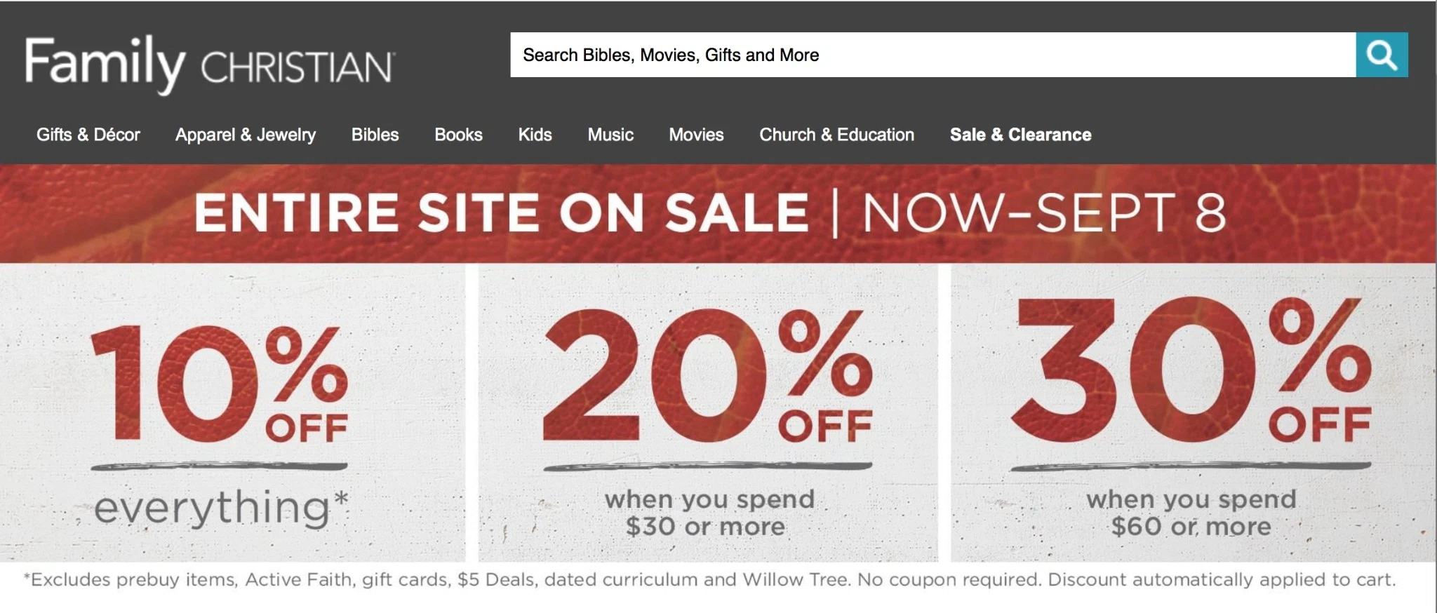 Deepershopping christian bookstore coupons
