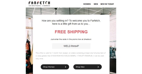 Recent farfetch coupons