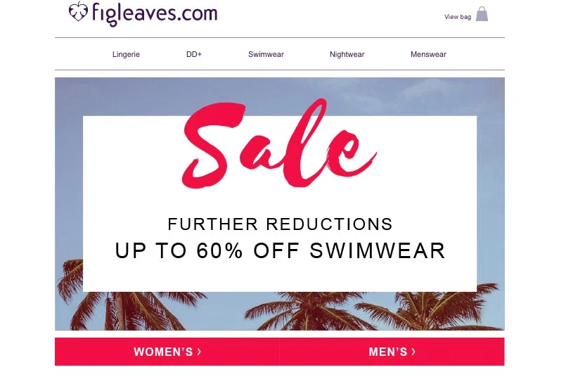Promo code for figleaves Save on RetailMeNot with HerRoom promo codes, discounts & sales for December Today's top deal: Free US Standard Shipping on Orders Over $