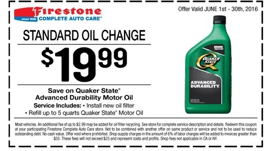 Firestone complete auto care coupons