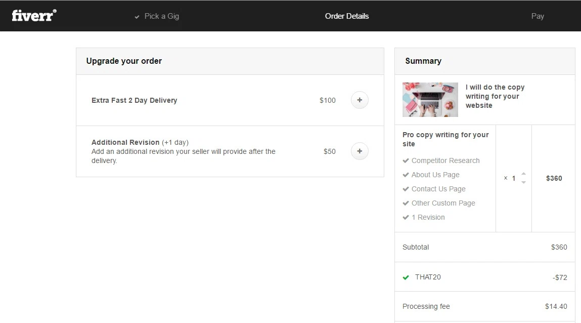 Fiverr coupon code