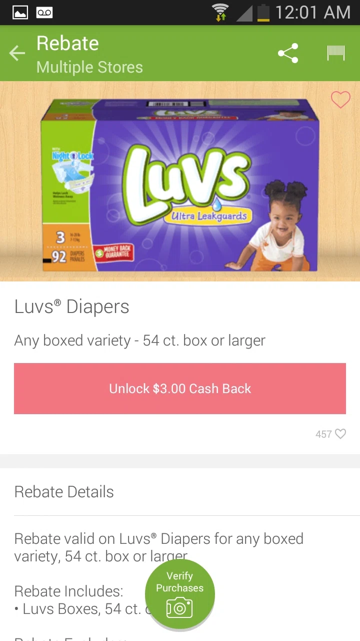 Free diaper coupons