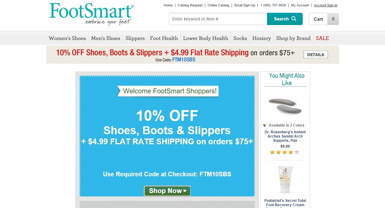 Footsmart coupon code