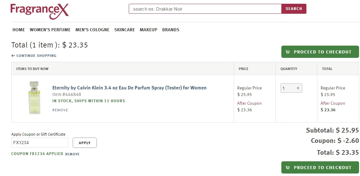 Fragrancex coupon code