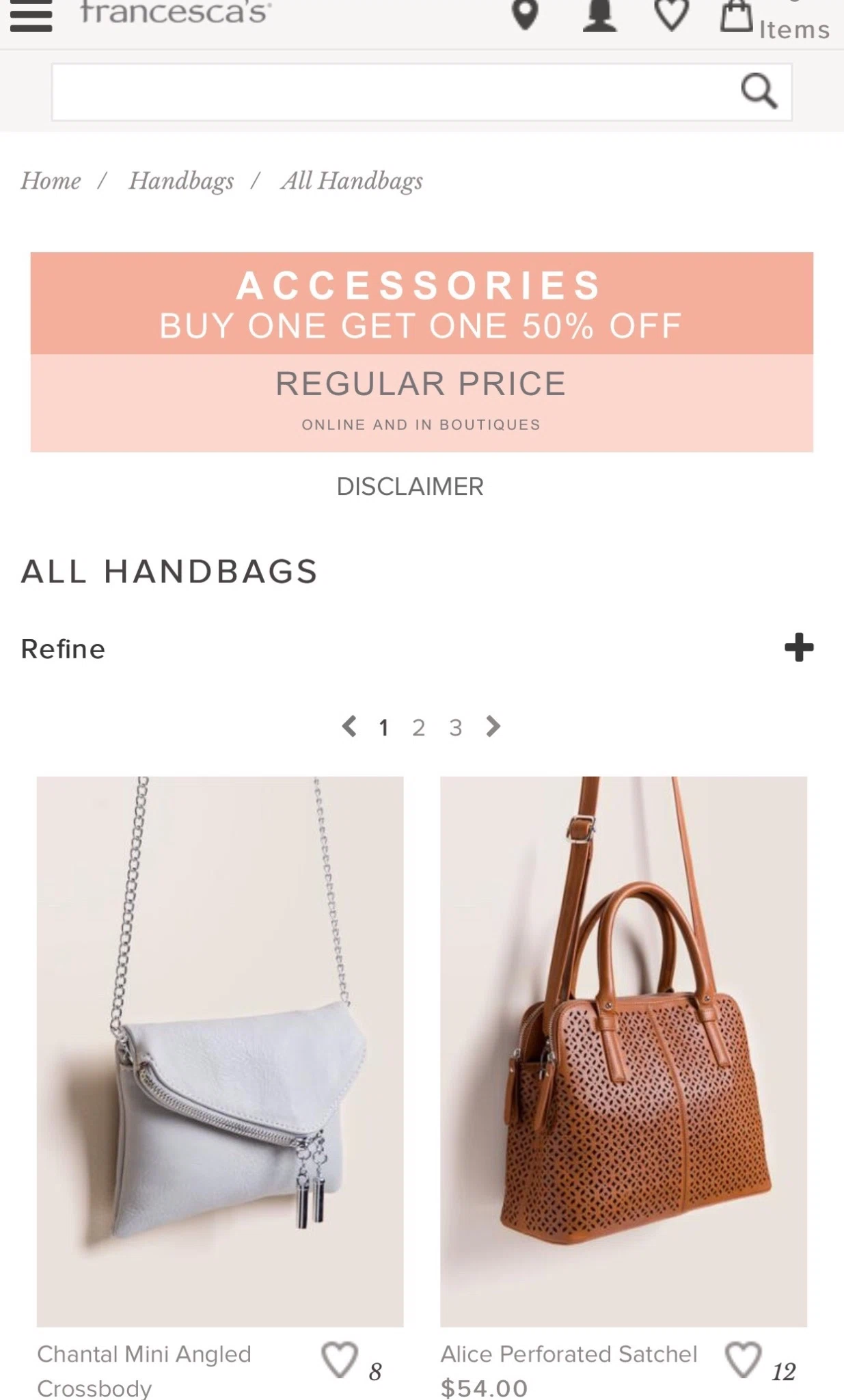 Francesca's coupon code