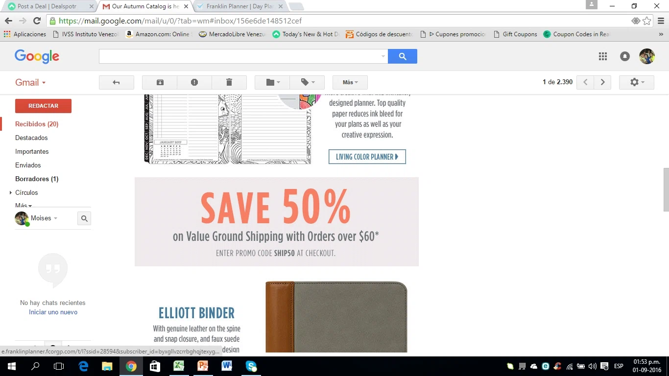 Franklin planner coupon code