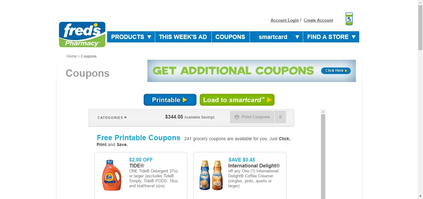Fred's coupons