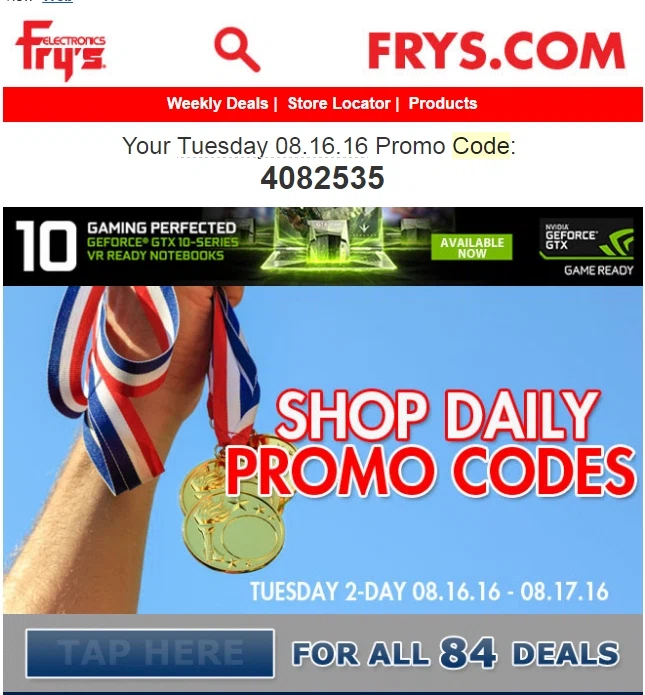Gameboy coupon code