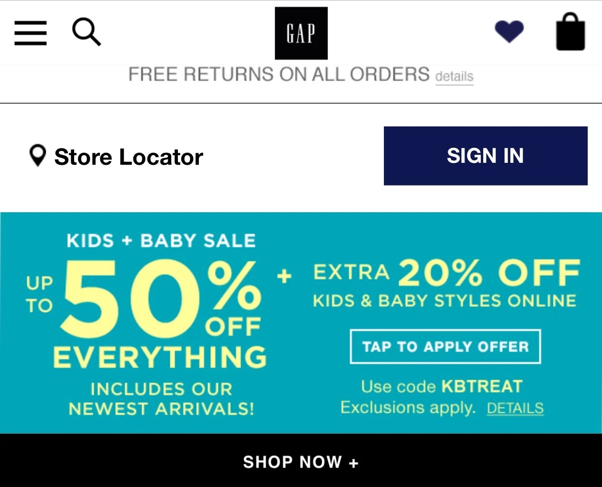 Baby offers and coupons