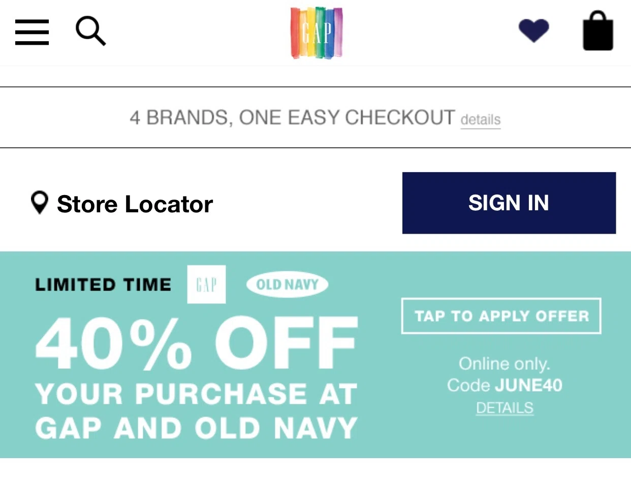 Gap coupon codes 2018