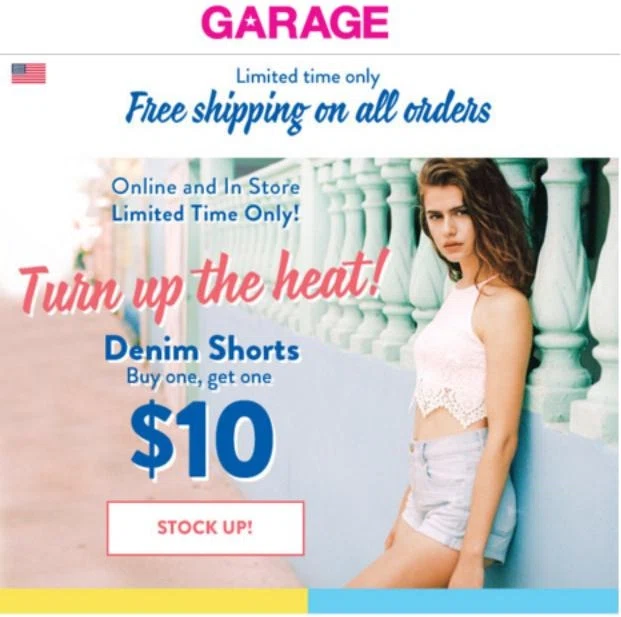 garage clothing canada coupon code