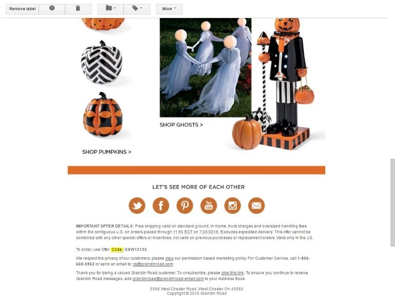 Patience brewster discount coupons